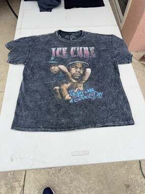 Ice Cube Today Was A Good Day Acid Wash Graphic T-Shirt Size XL